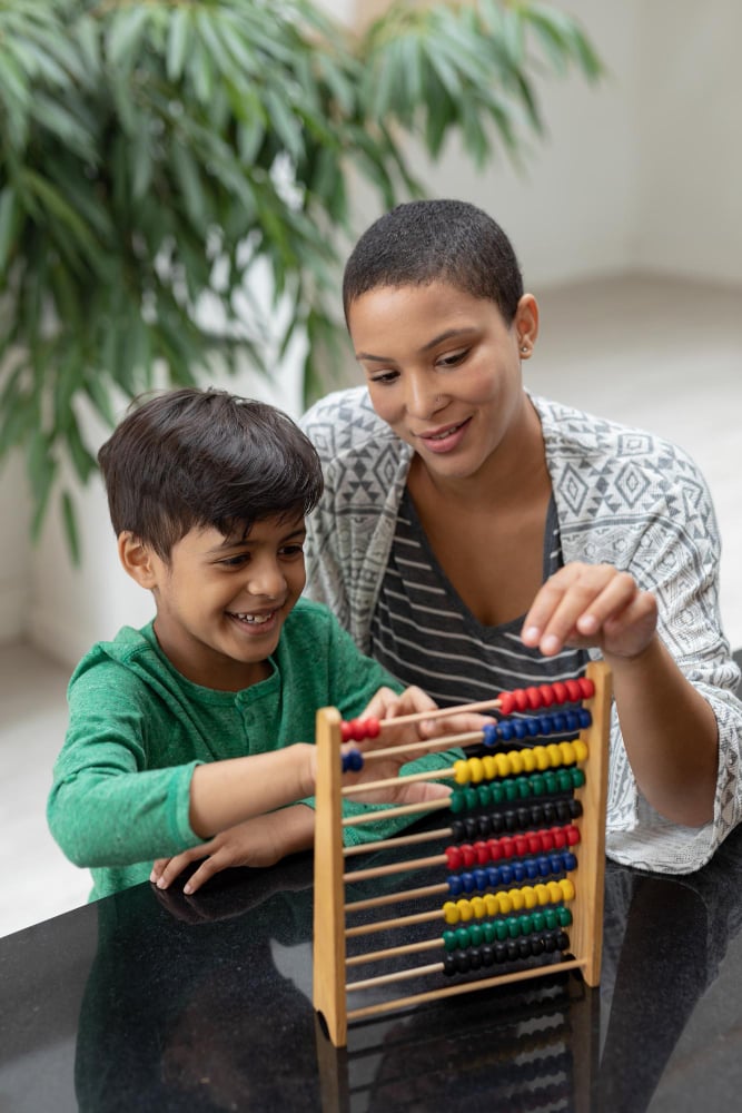 Engaging Learning Moments With An Abacus